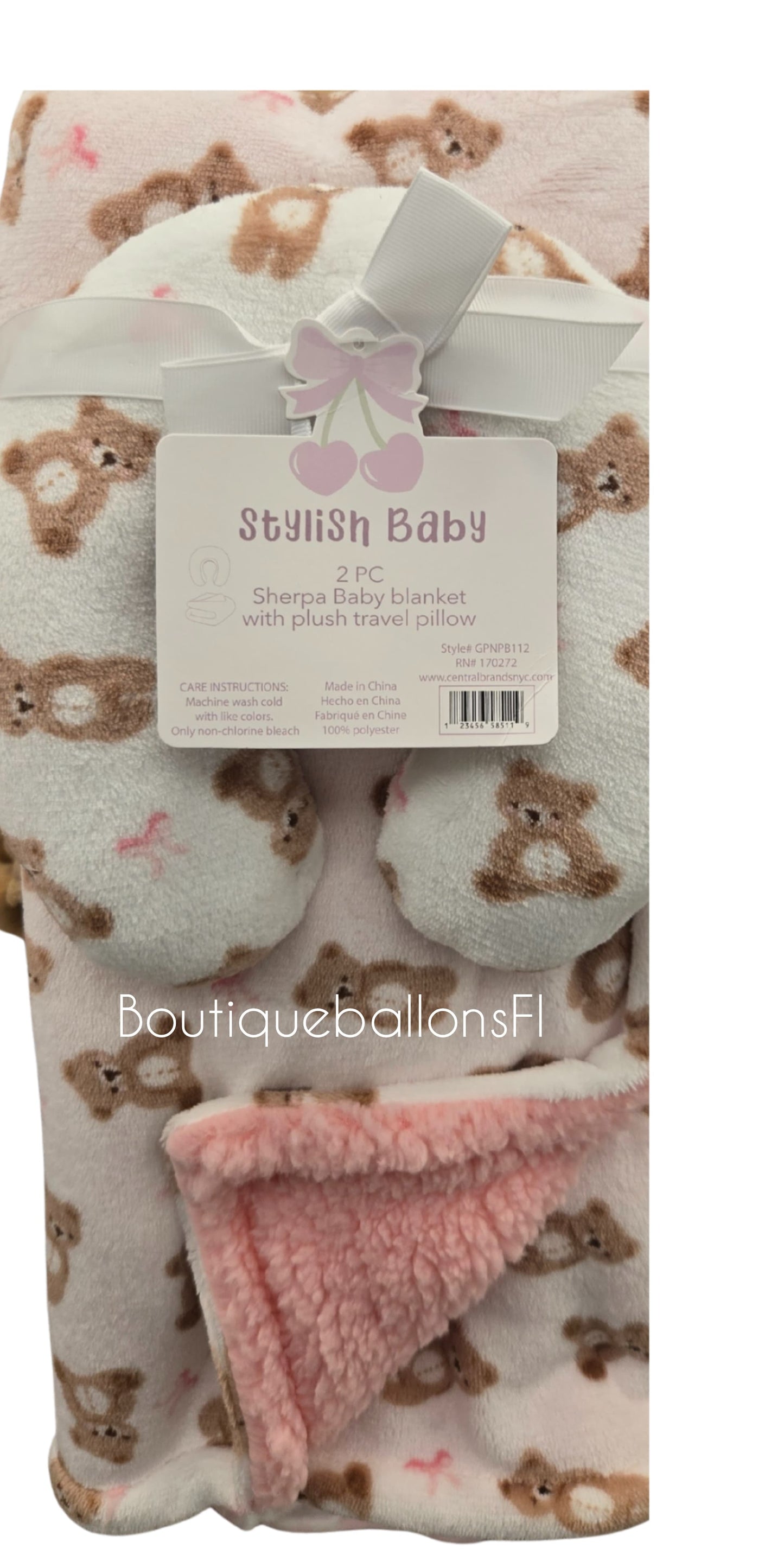 Mantas de acompañamiento con peluche incluido